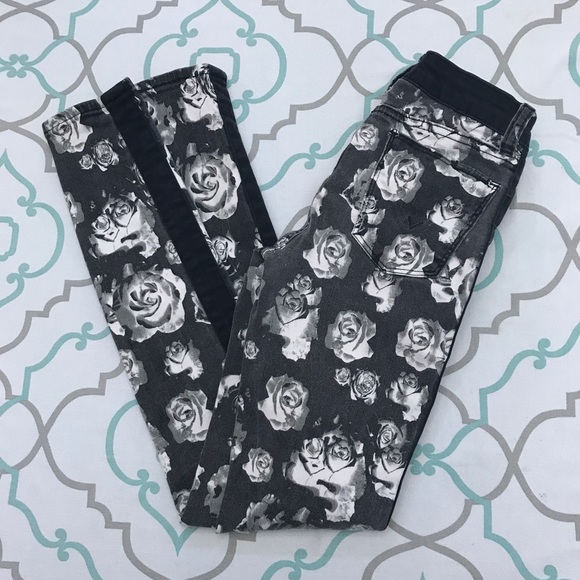 💙👖CUTE! HUDSON FLORAL SKINNY👖💙14 28” VGUC - Picture 7 of 8